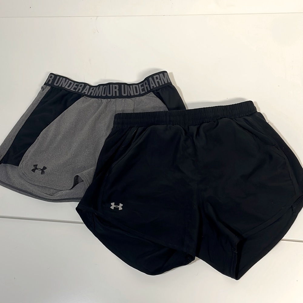 Set of 2 under armor sport shorts. Great condition.